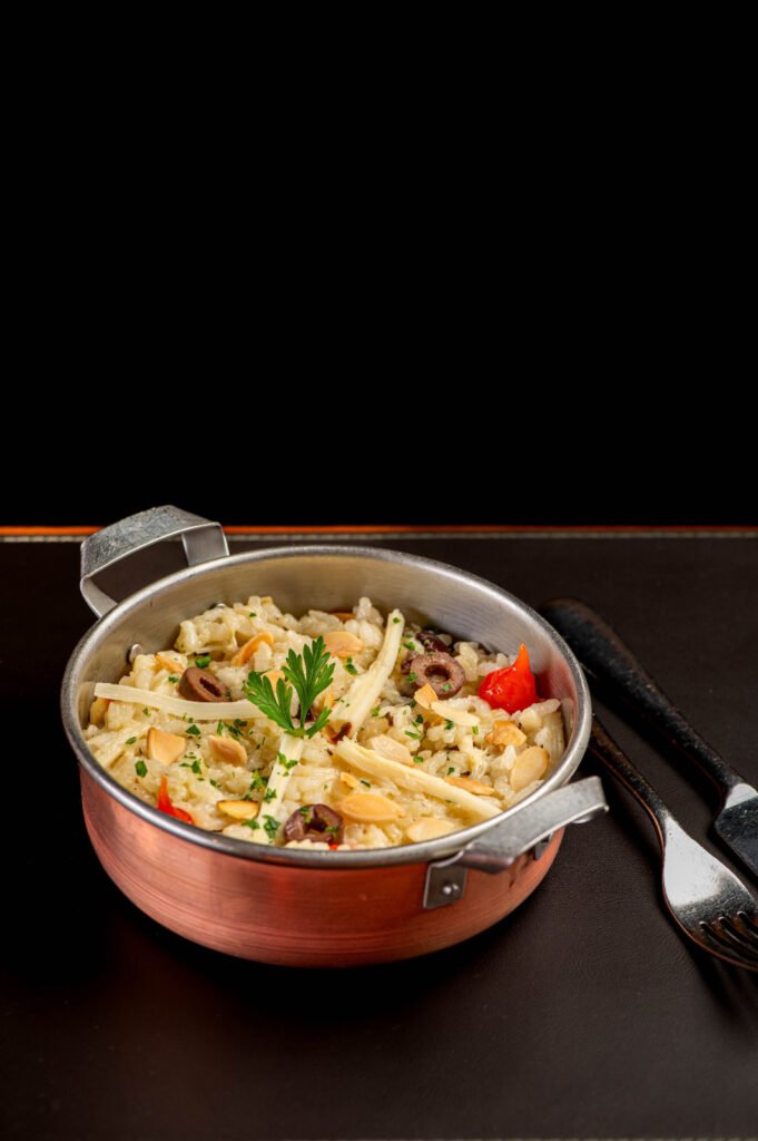 Risoto de palmito